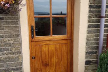 Half-Glazed Wooden Door - Thornton, Bradford
