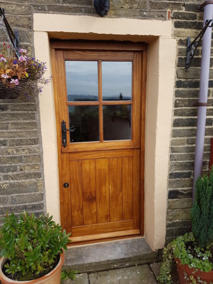 Half-Glazed Wooden Door - Thornton, Bradford