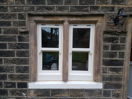 Wooden Sash Windows - Taylor Hill, Huddersfield