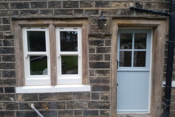 Wooden Stable Door and Sash Windows - Taylor Hill, Huddersfield