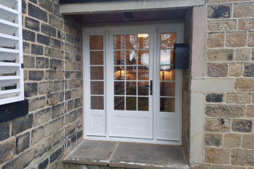 Wooden Georgian Front Door and Rear Stable Door - Baildon, Bradford