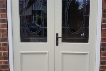 Stained Glass Front Door Installation - Alwoodly, Leeds