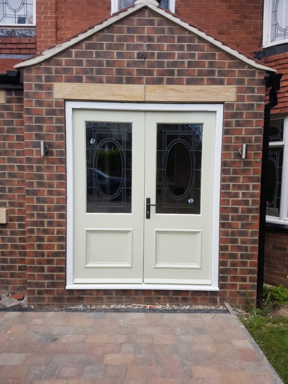 Stained Glass Front Door Installation - Alwoodly, Leeds