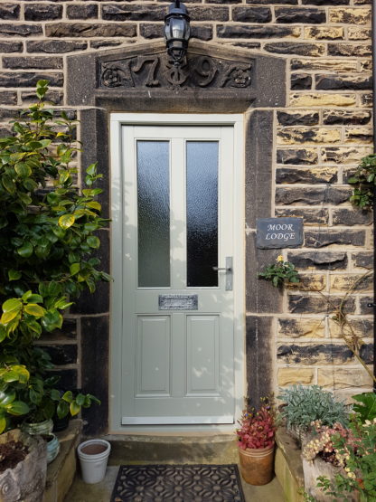 Accoya Wooden Front Door Installation - Adel, Leeds
