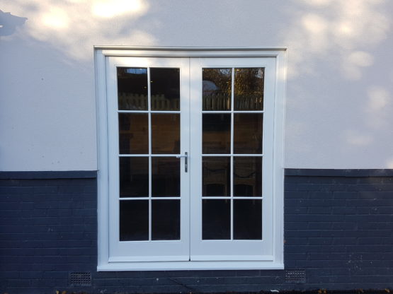 Georgian-Style Wooden French Door Installation - Bardsey, Leeds