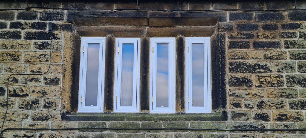 Timber flush casement window by Farrar Joinery